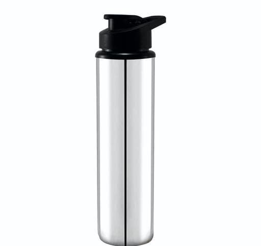 SR IMPEX (( SPORTS )) Stainless Steel Sports Water Bottles |Steel bottel | Sports bottle| School bottle | Office bottle | College bottle| Single Wall BPA Free & Leak Proof Cap and Steel Bottle silver, Steel fridge Bottle, Water Bottle 900ml(1 litre)Approx, Pack of 1